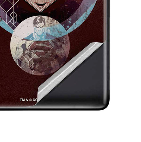 DC Comics Superman Purple Abstract Collage Google Pixel 6 Pro Skin